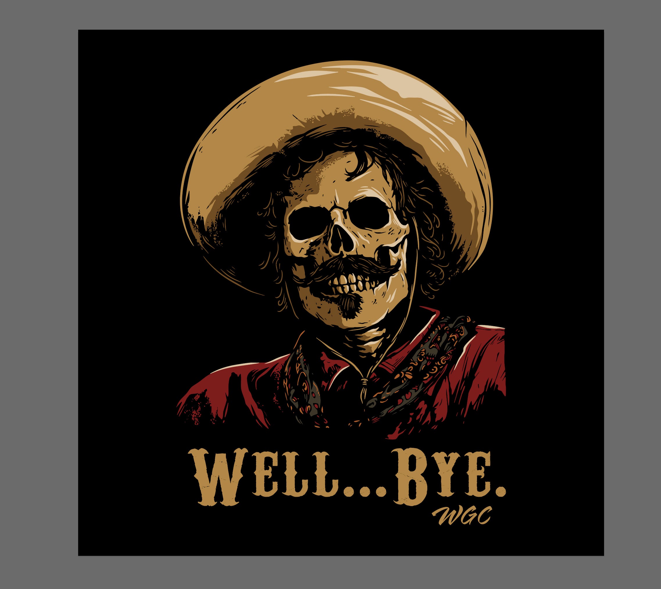 Sticker- Well Bye