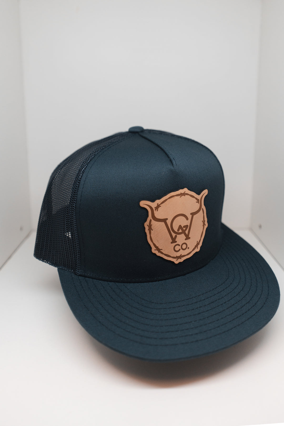 WGC Leather Patch - Blue Hat