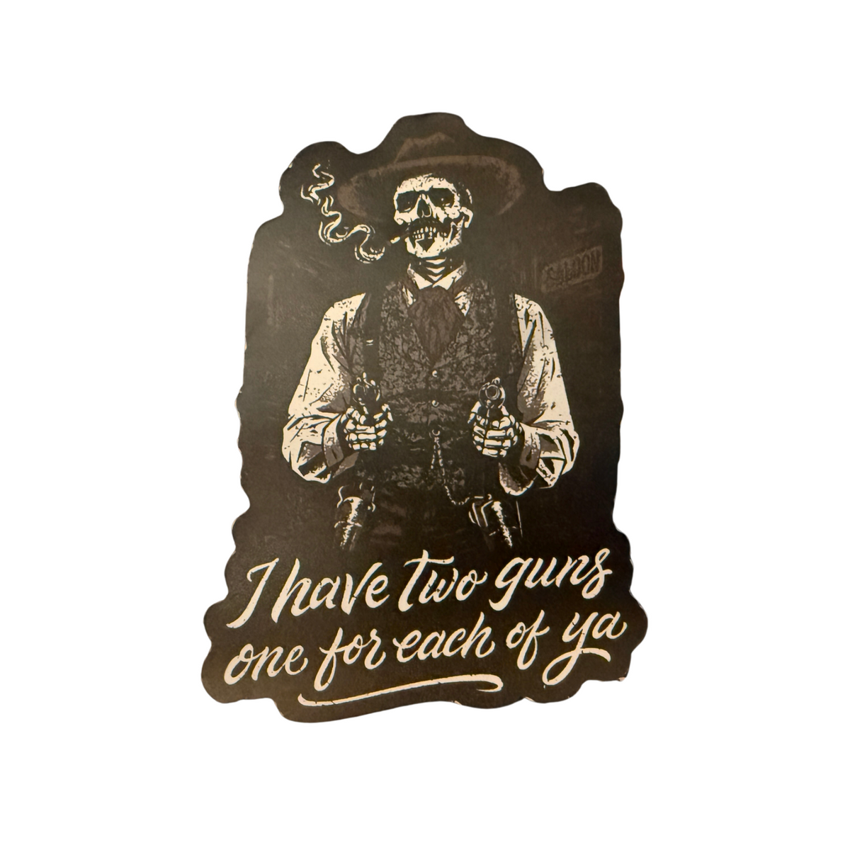 Sticker - Two Guns