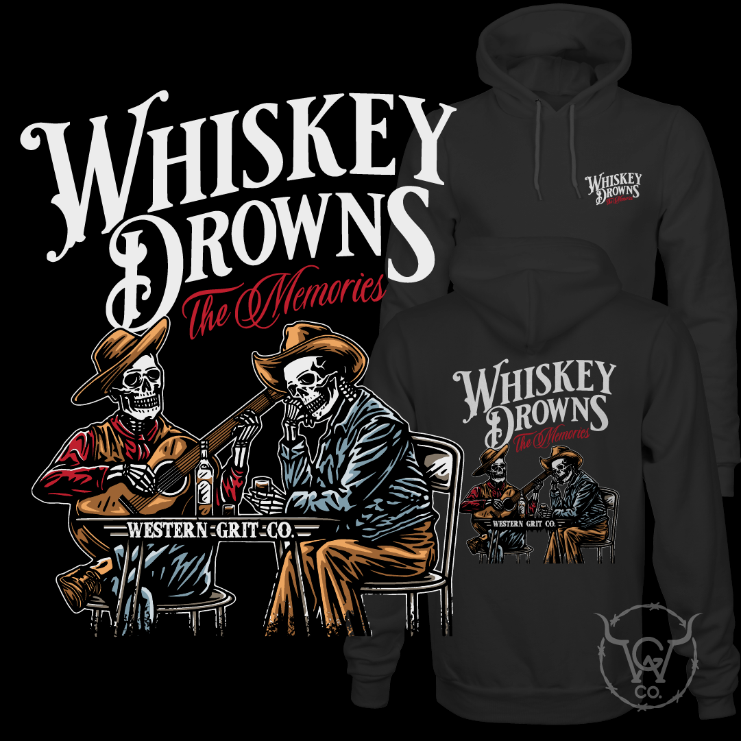 Hoodie - Whiskey Drowns The Memories
